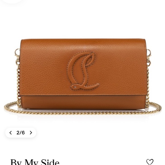 Christian Louboutin by my side, leather wallet on a chain - Picture 4 of 10